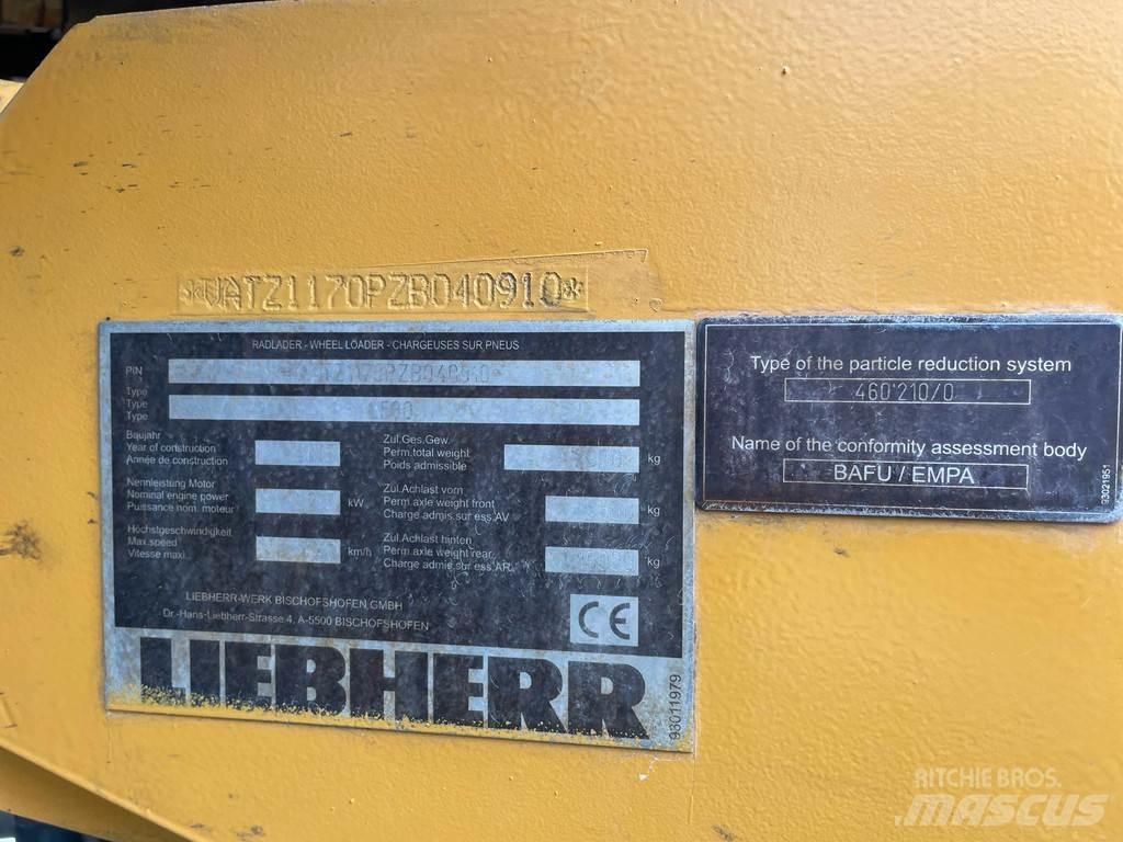 Liebherr L580 ホイールローダー・タイヤショベル