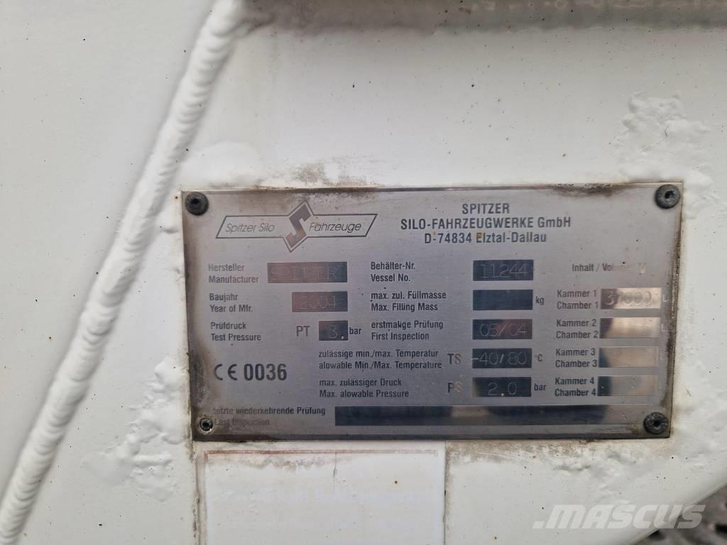 Spitzer SF 2737/2 P セミトレーラータンカー