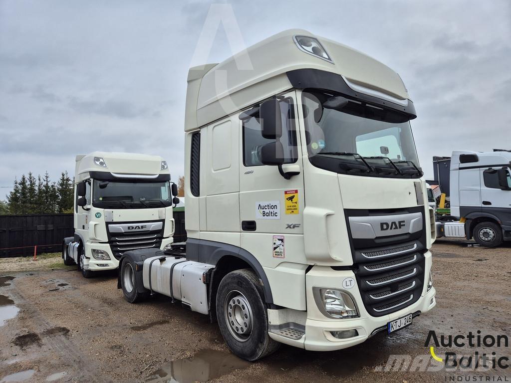 DAF XF 480 FT 中古トラクターヘッド | トレーラーヘッド