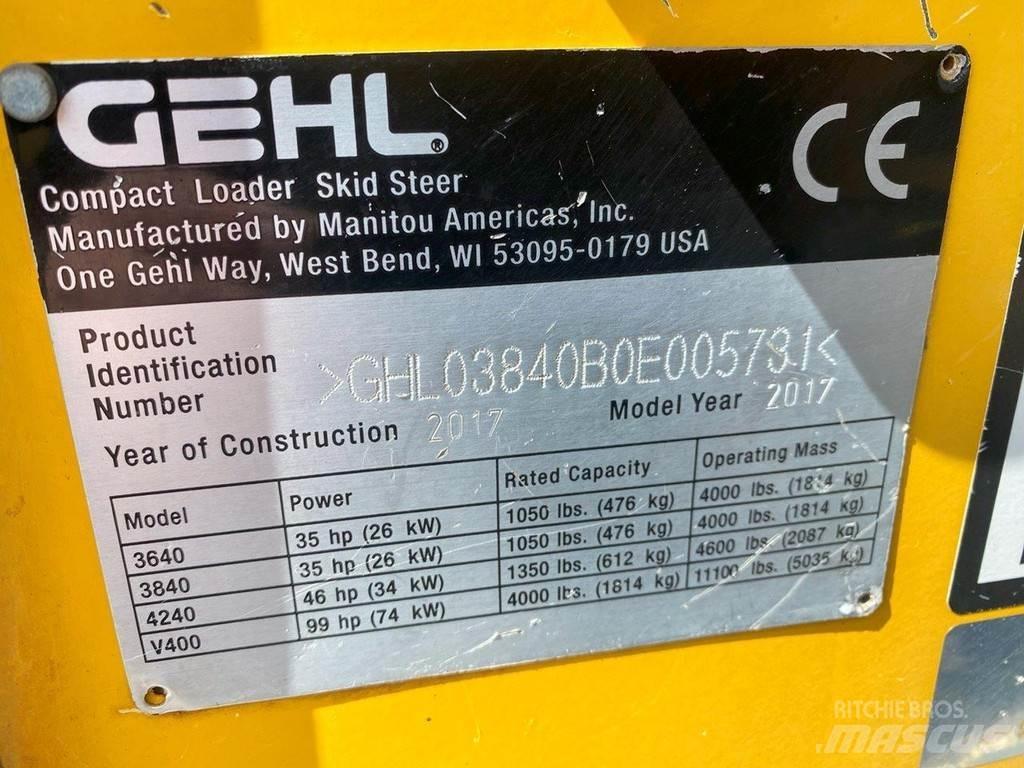 Gehl SL3840 NVT スキッドステアローダー