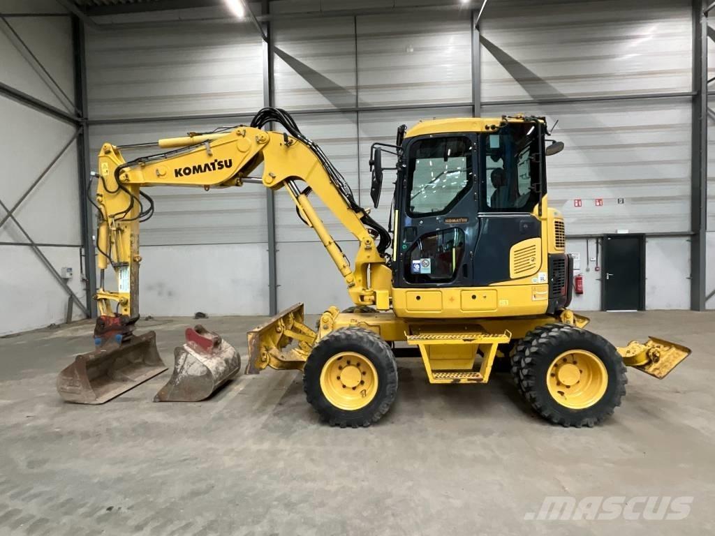 Komatsu PW 98 MR-8 ホイール式油圧ショベル（パワーショベル・ユンボ・バックホー）