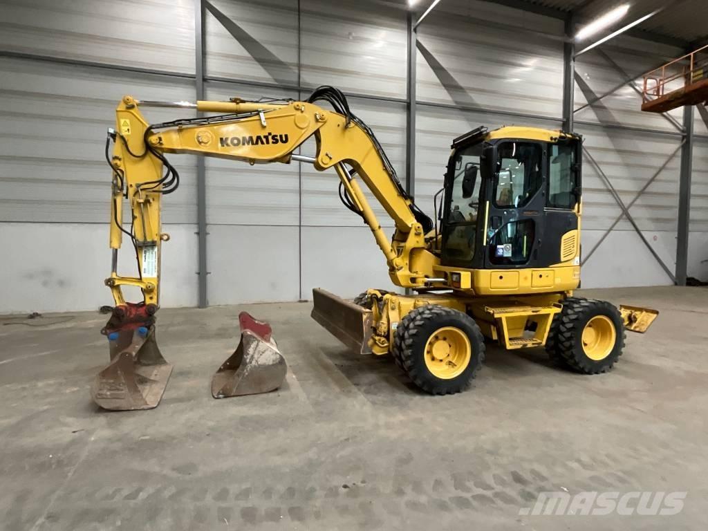 Komatsu PW 98 MR-8 ホイール式油圧ショベル（パワーショベル・ユンボ・バックホー）
