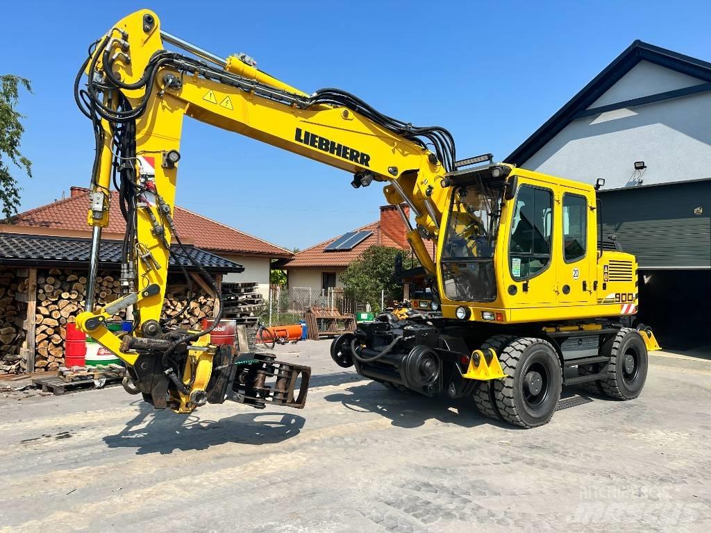 Liebherr A 900 ZW ホイール式油圧ショベル（パワーショベル・ユンボ・バックホー）