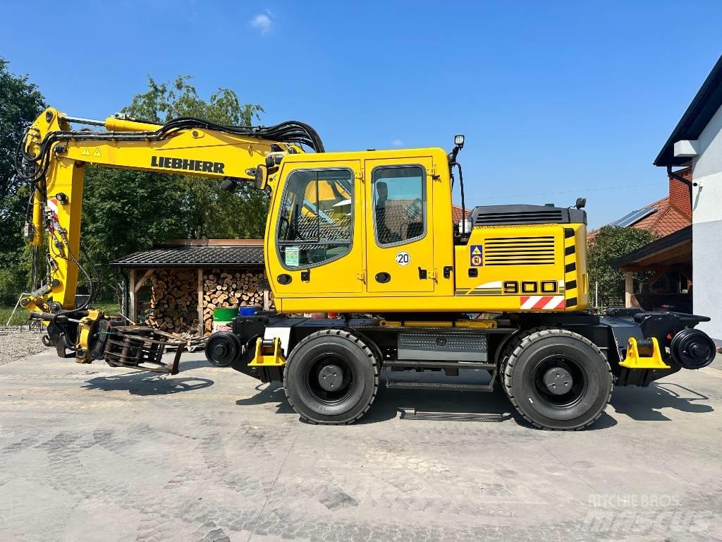 Liebherr A 900 ZW ホイール式油圧ショベル（パワーショベル・ユンボ・バックホー）