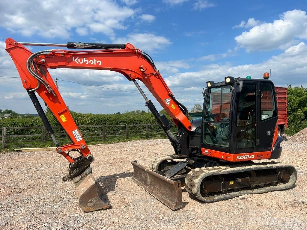 Kubota KX 80-4 中型油圧ショベル 7ｔ-12ｔ（ユンボ・パワーショベル・バックホー）