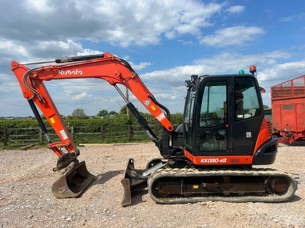 Kubota KX 80-4 中型油圧ショベル 7ｔ-12ｔ（ユンボ・パワーショベル・バックホー）