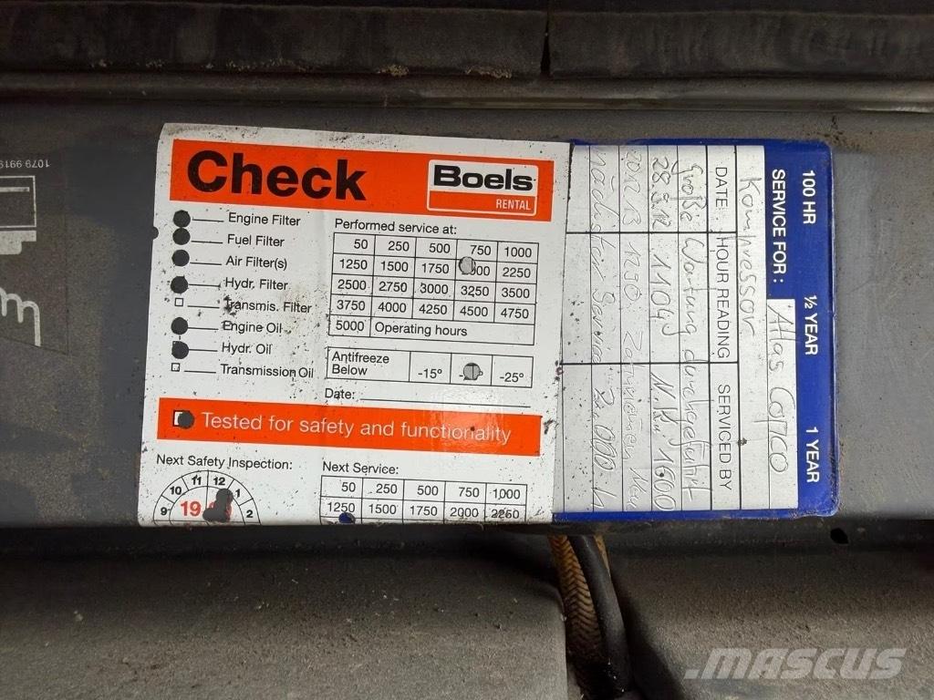 Atlas Copco XAS 57 コンプレッサー