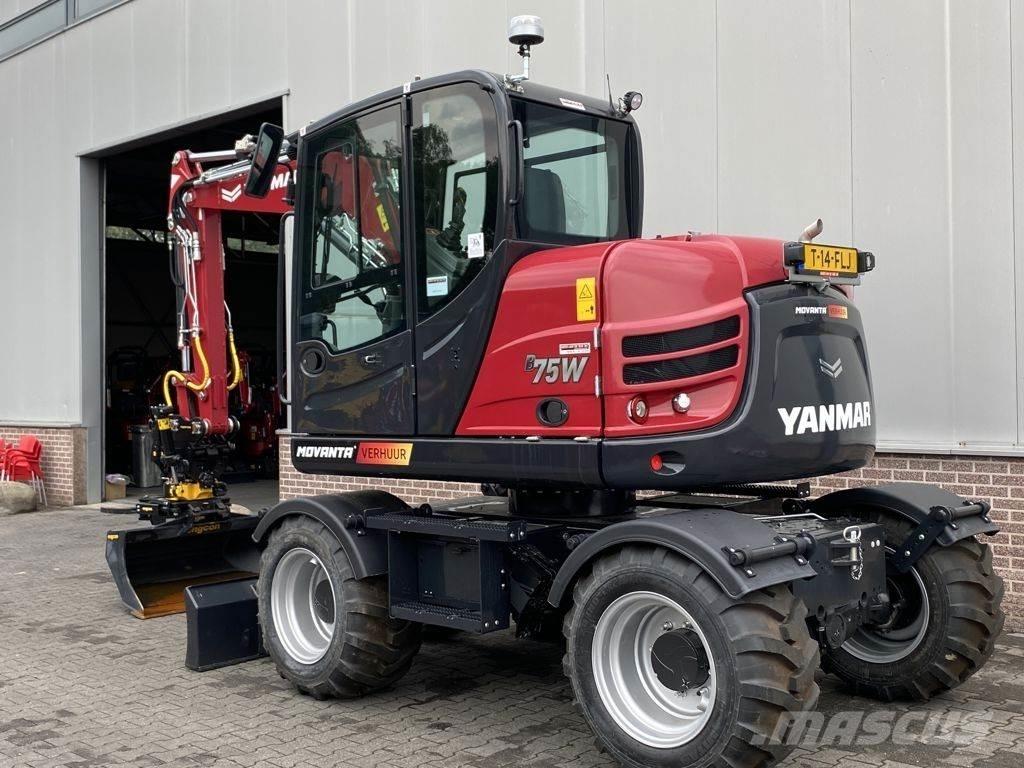 Yanmar B75W ホイール式油圧ショベル（パワーショベル・ユンボ・バックホー）