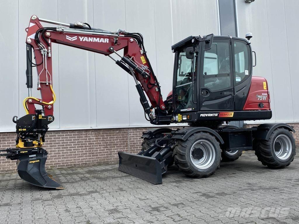 Yanmar B75W ホイール式油圧ショベル（パワーショベル・ユンボ・バックホー）