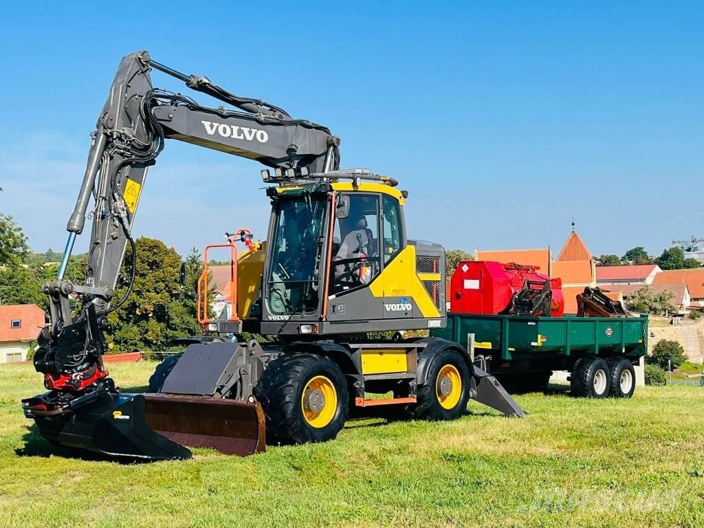 Volvo EWR 150 E ホイール式油圧ショベル（パワーショベル・ユンボ・バックホー）