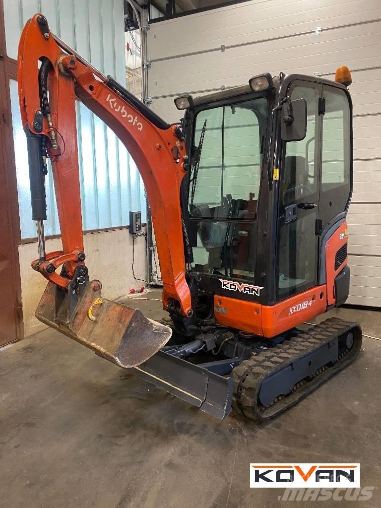 Kubota KX 018-4 ミニ油圧ショベル 7t以下（ミニユンボ・ミニディガー）