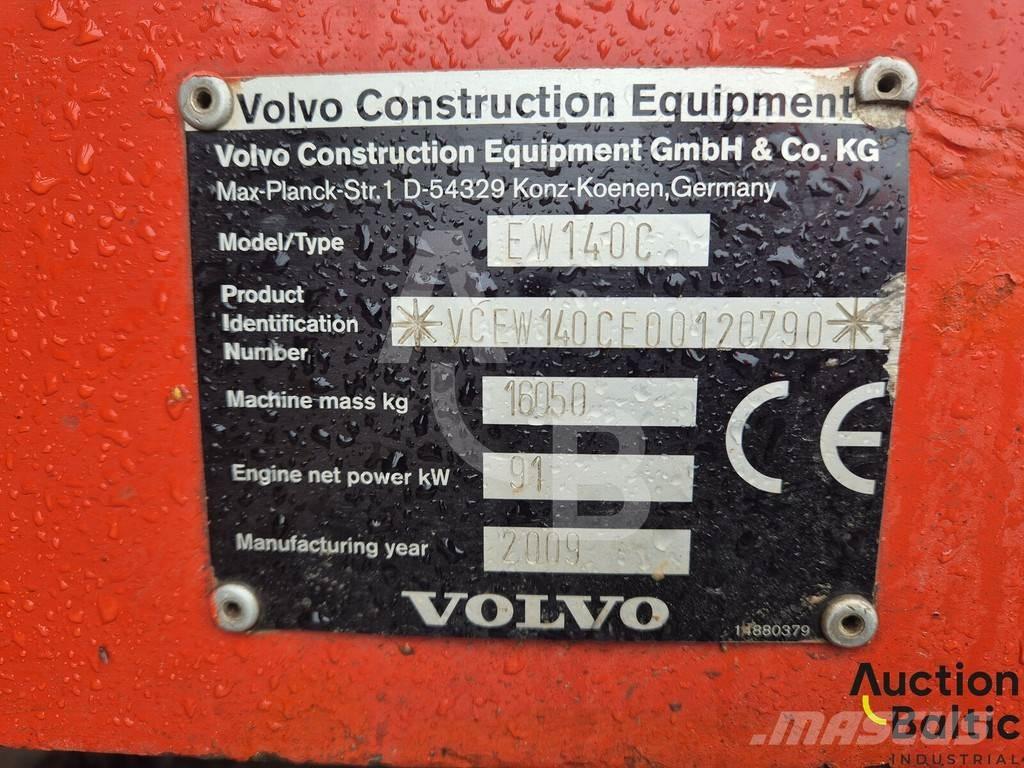 Volvo EW 140 C ホイール式油圧ショベル（パワーショベル・ユンボ・バックホー）