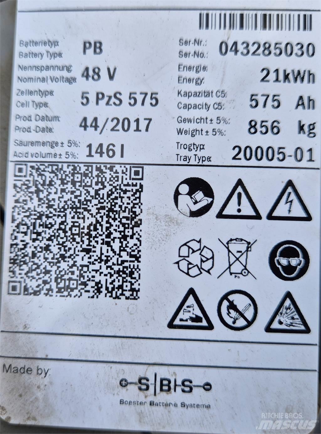 Linde E16P-02 バッテリーフォークリフト