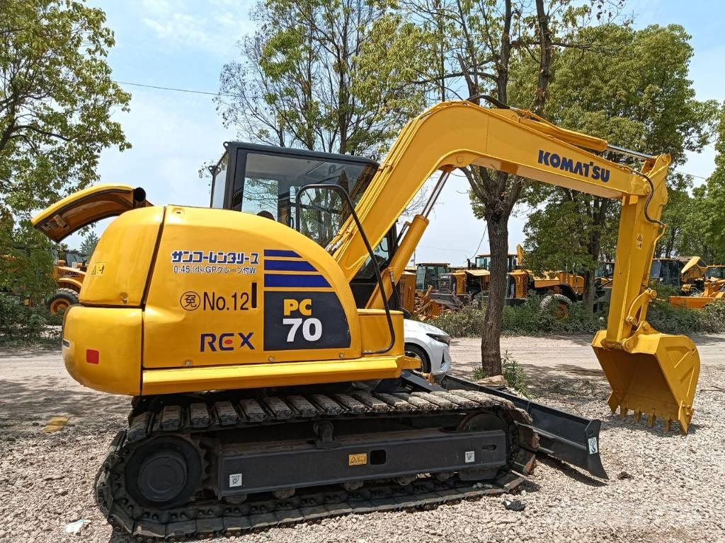 Komatsu PC 70 中型油圧ショベル 7ｔ-12ｔ（ユンボ・パワーショベル・バックホー）