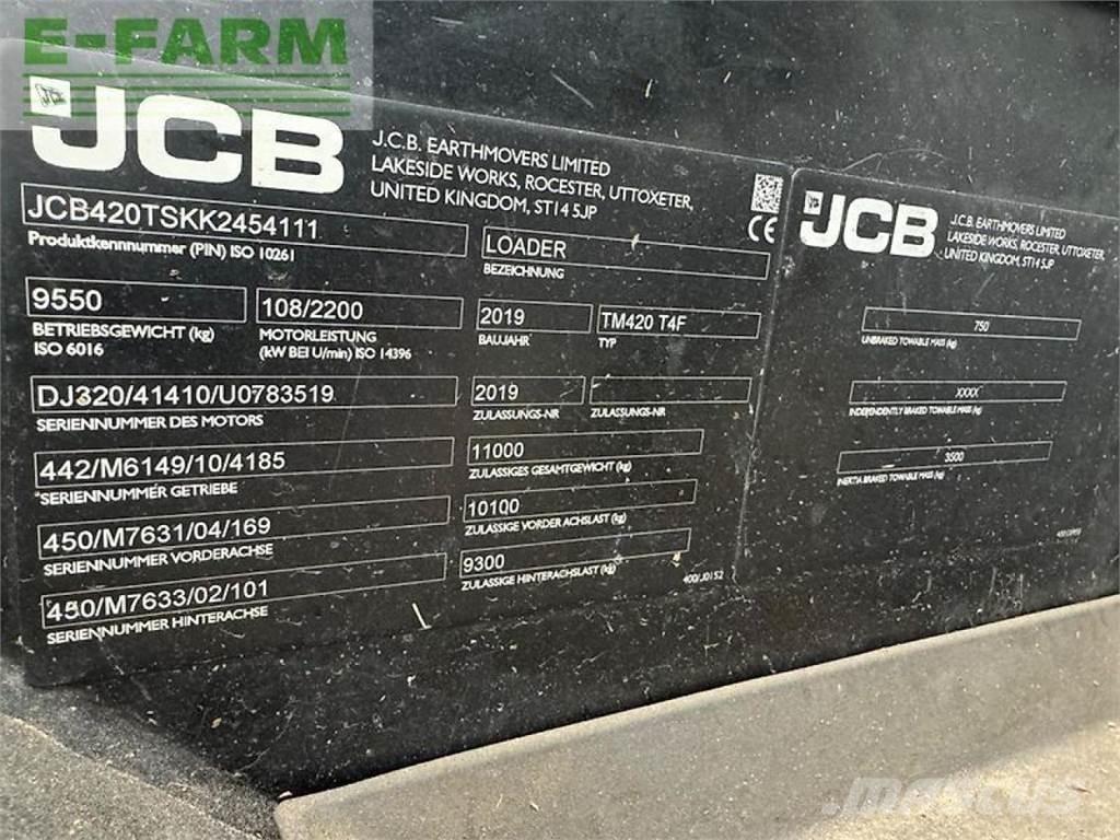 JCB tm 420 農業用テレハンドラー