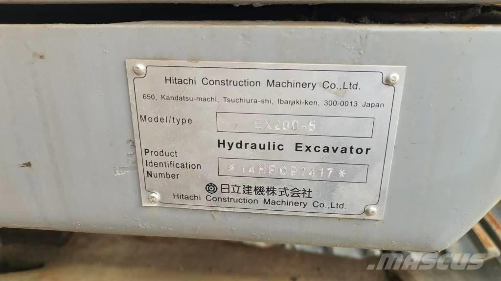 Hitachi EX 200-5 大型油圧ショベル12t以上（パワーショベル・ユンボ）