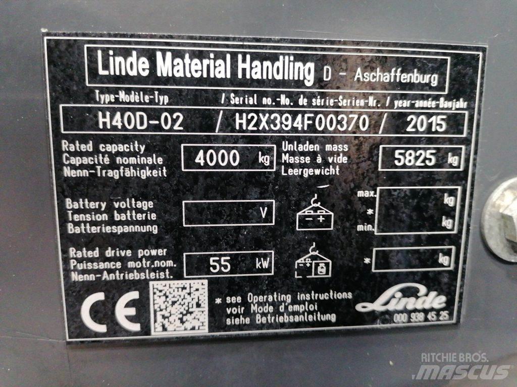 Linde H40D-02 ディーゼル・軽油