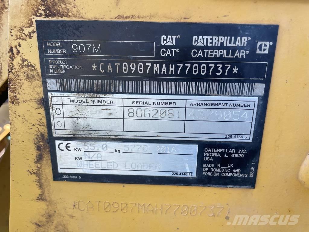 CAT 907 M ホイールローダー・タイヤショベル