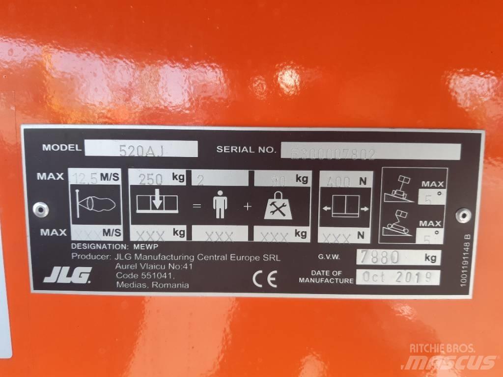 JLG 520 AJ ブームリフト　屈伸型