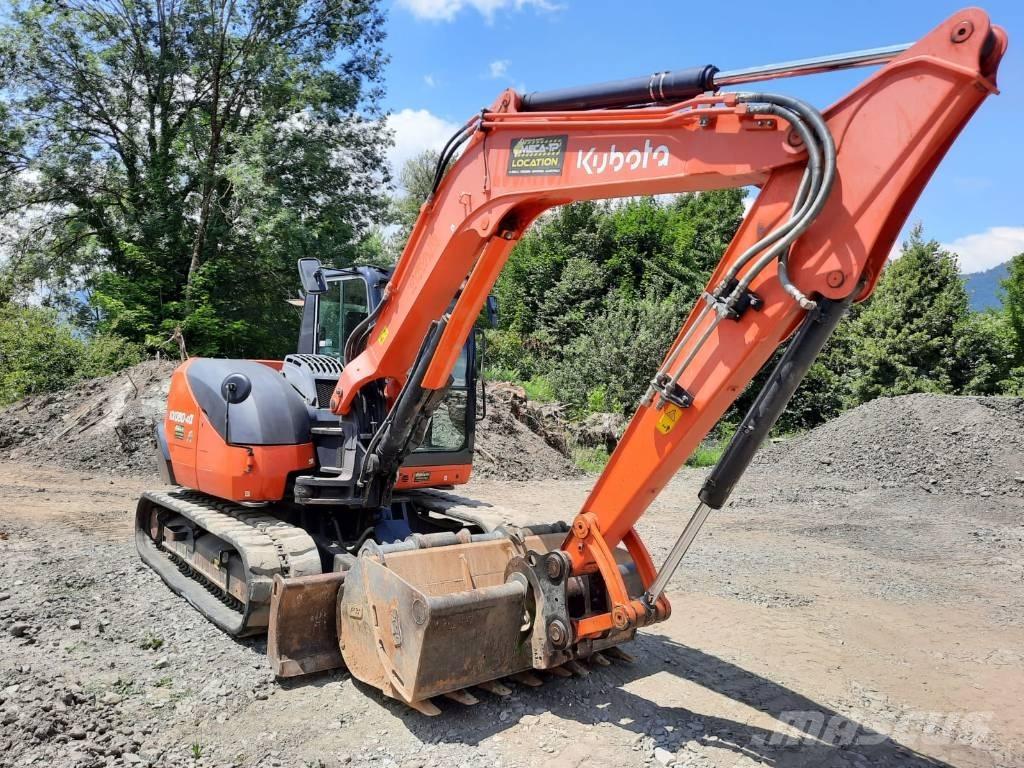 Kubota KX 080-4 中型油圧ショベル 7ｔ-12ｔ（ユンボ・パワーショベル・バックホー）