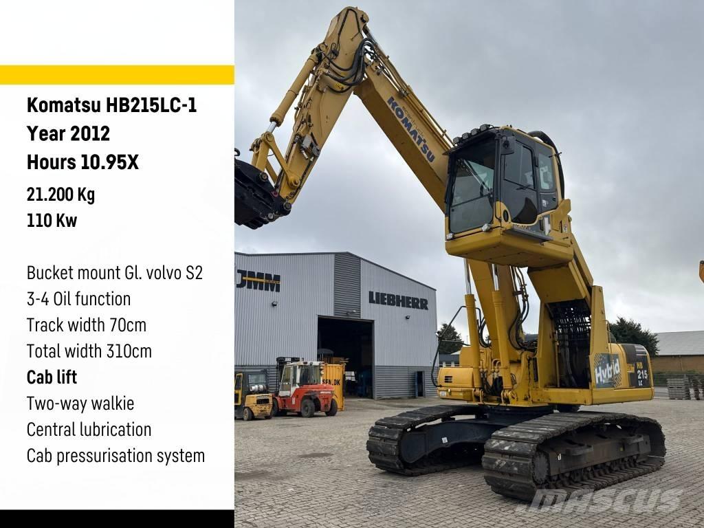 Komatsu HB215LC-1 廃棄物／工業産廃処理機