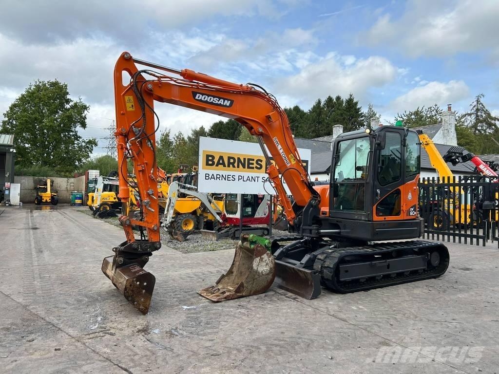 Doosan DX 80 R 中型油圧ショベル 7ｔ-12ｔ（ユンボ・パワーショベル・バックホー）