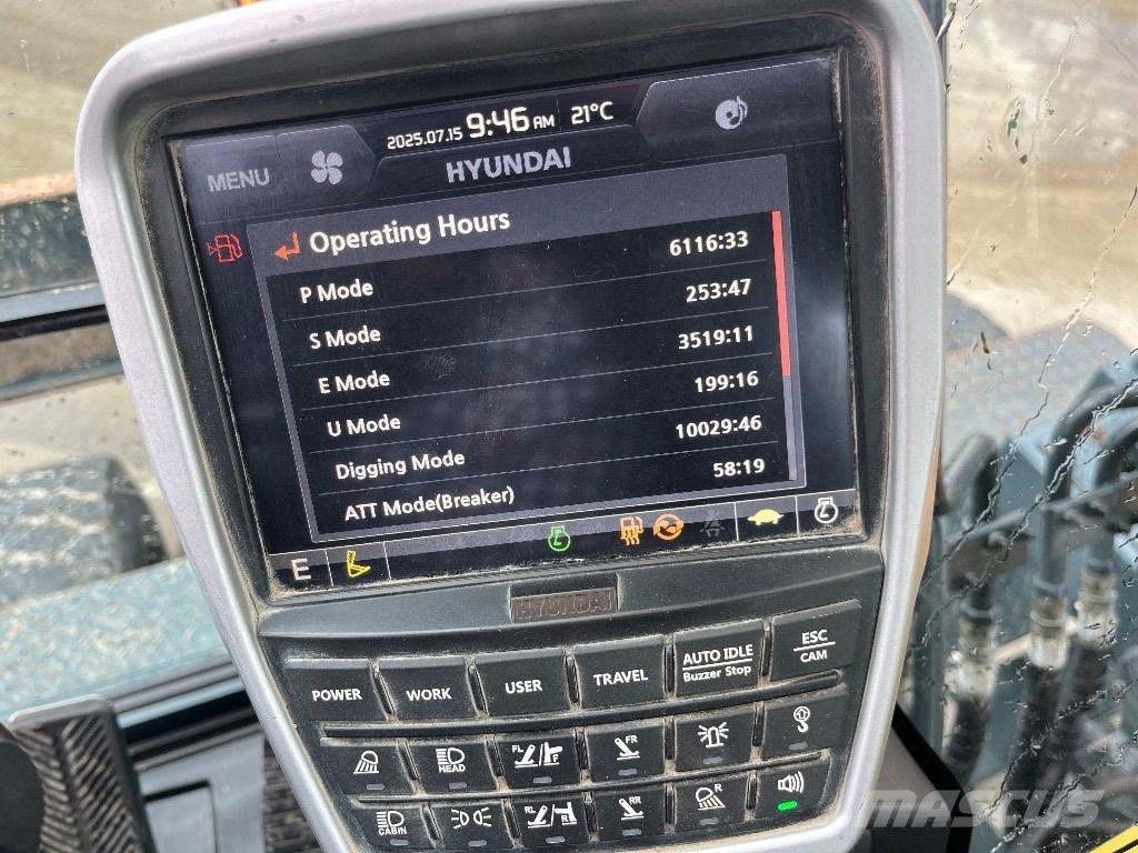 Hyundai HW140 ホイール式油圧ショベル（パワーショベル・ユンボ・バックホー）