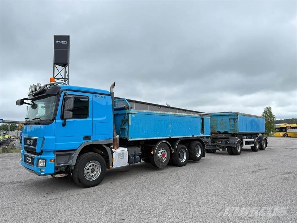 Sisu DK12M 8X4 ダンプ