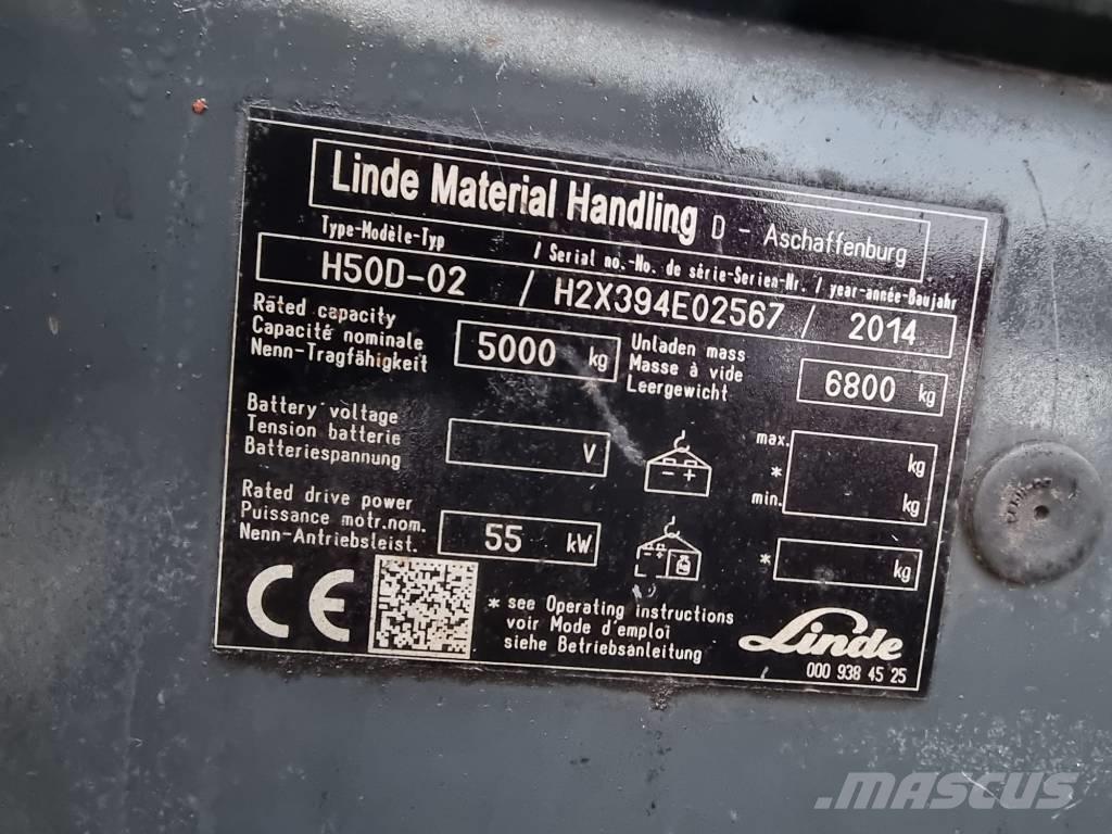 Linde H 50 D ディーゼル・軽油