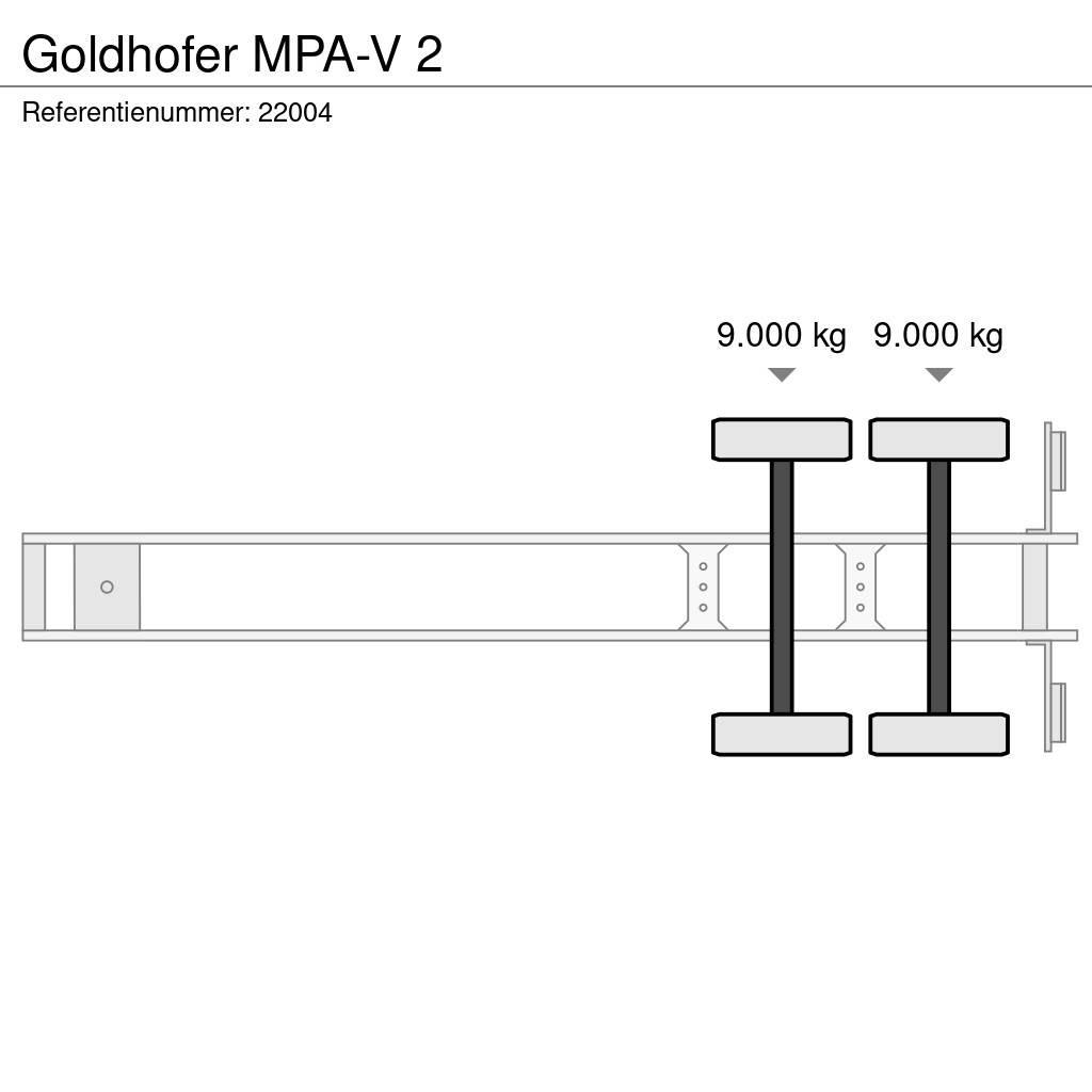Goldhofer MPA-V 2 ローローダーセミトレーラー