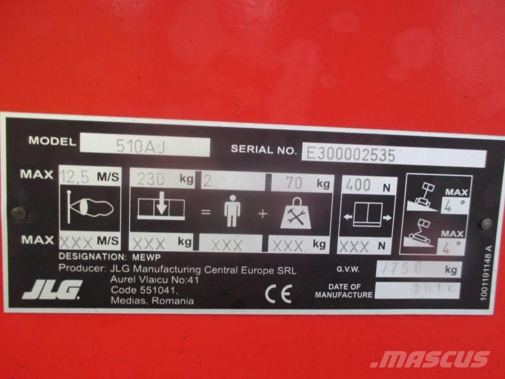 JLG 510 AJ ブームリフト　屈伸型