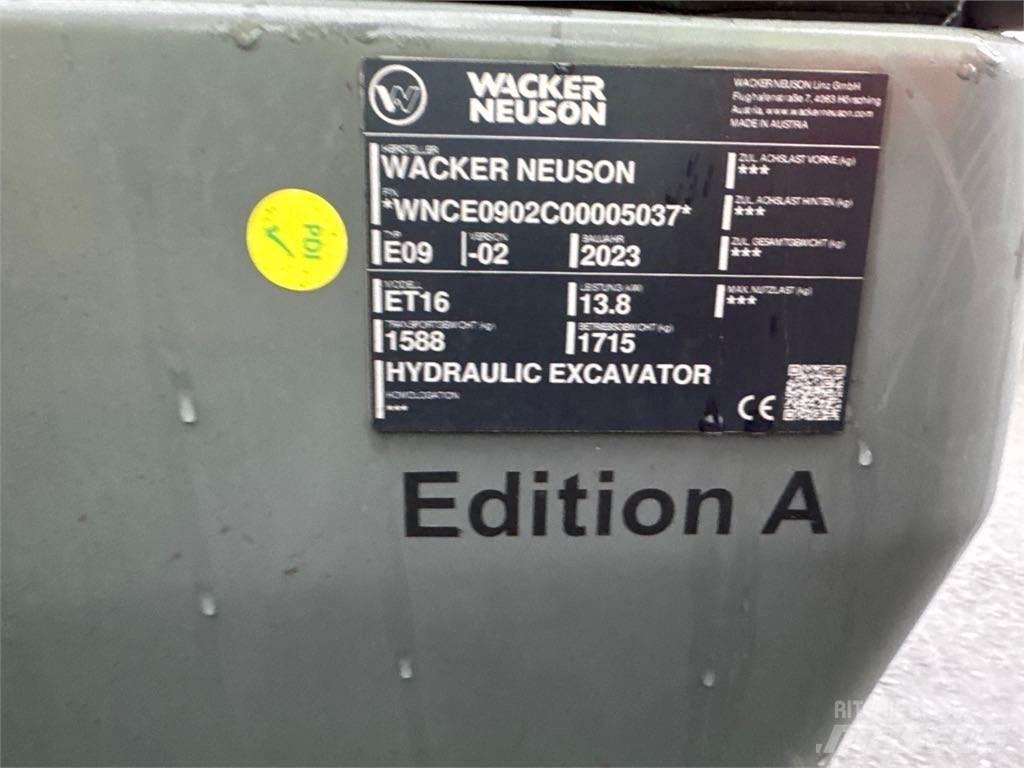 Wacker Neuson ET16 大型油圧ショベル12t以上（パワーショベル・ユンボ）