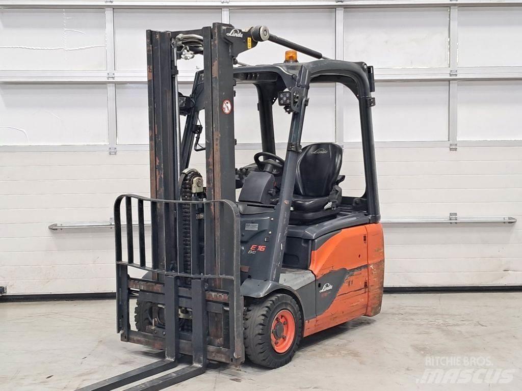 Linde E16C-02 バッテリーフォークリフト