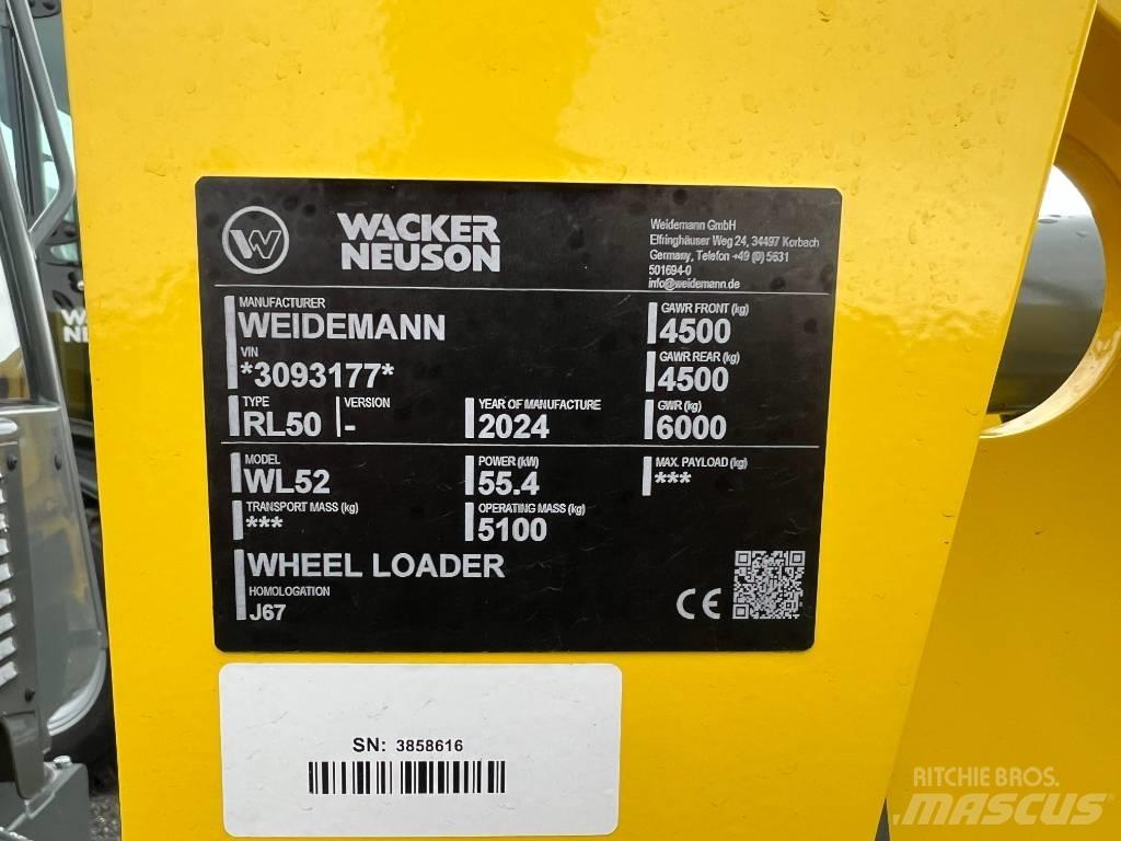 Wacker Neuson WL 52 ホイールローダー・タイヤショベル