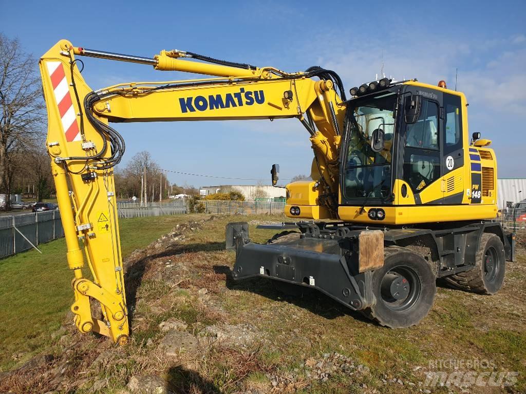 Komatsu PW148-11EO ホイール式油圧ショベル（パワーショベル・ユンボ・バックホー）