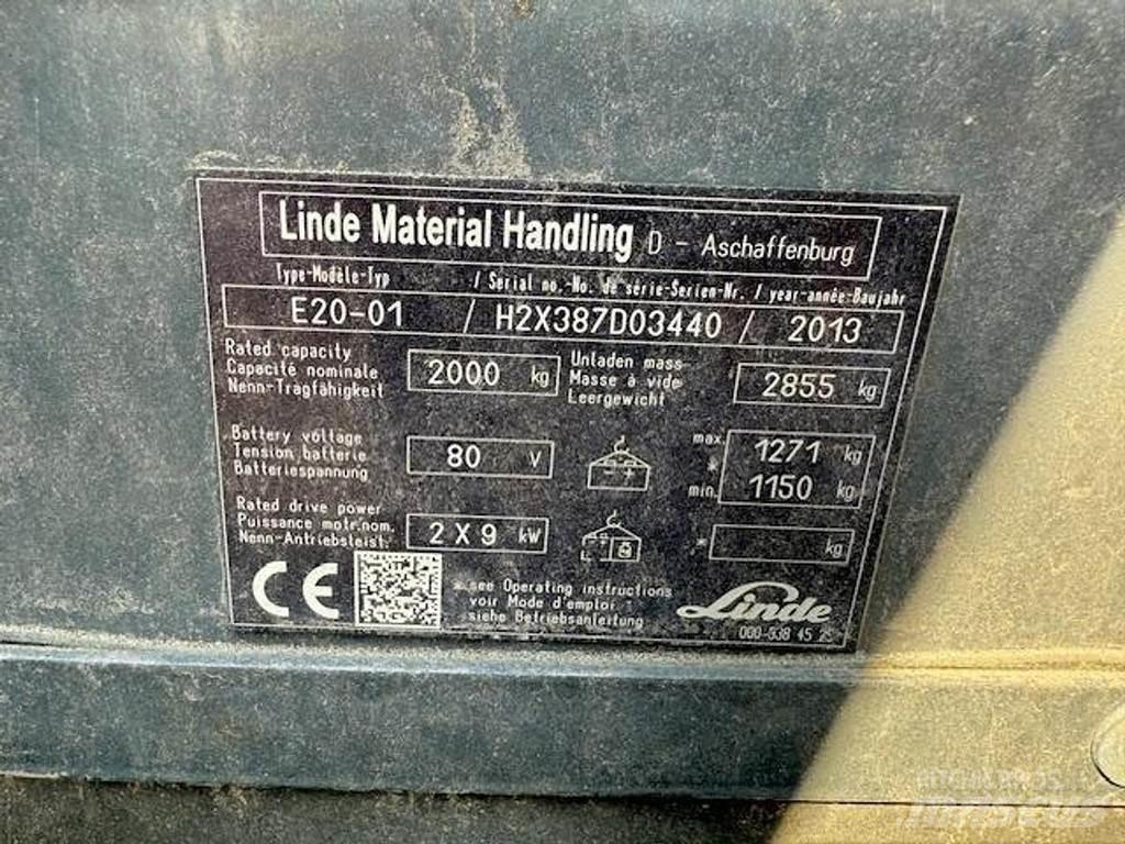 Linde E20-01 フォークリフト - その他