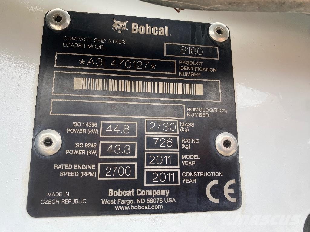 Bobcat S 160 スキッドステアローダー