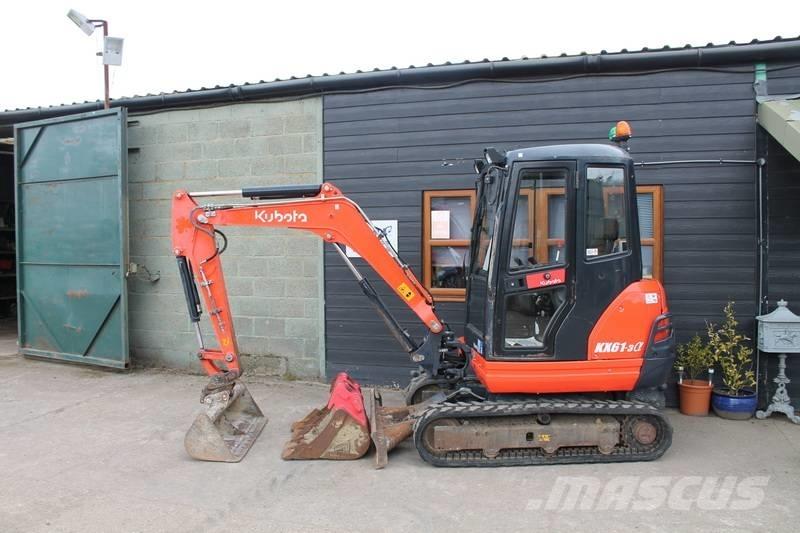 Kubota KX 61-3 ミニ油圧ショベル 7t以下（ミニユンボ・ミニディガー）