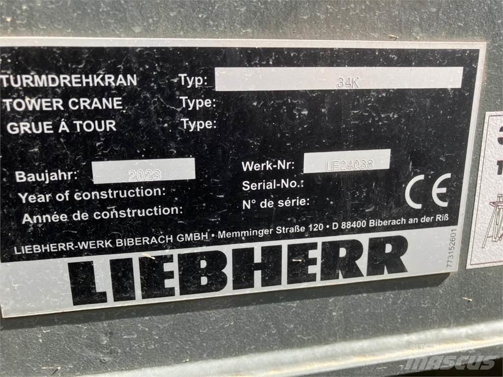 Liebherr 34K タワークレーン