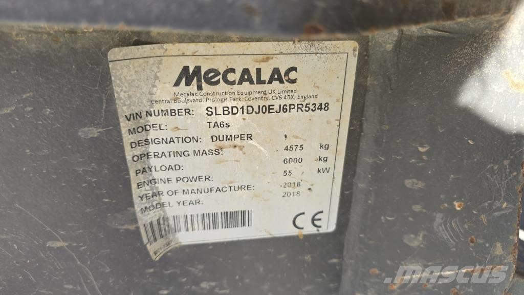 Mecalac TA 6 S アーティキュレート式ダンプトラック