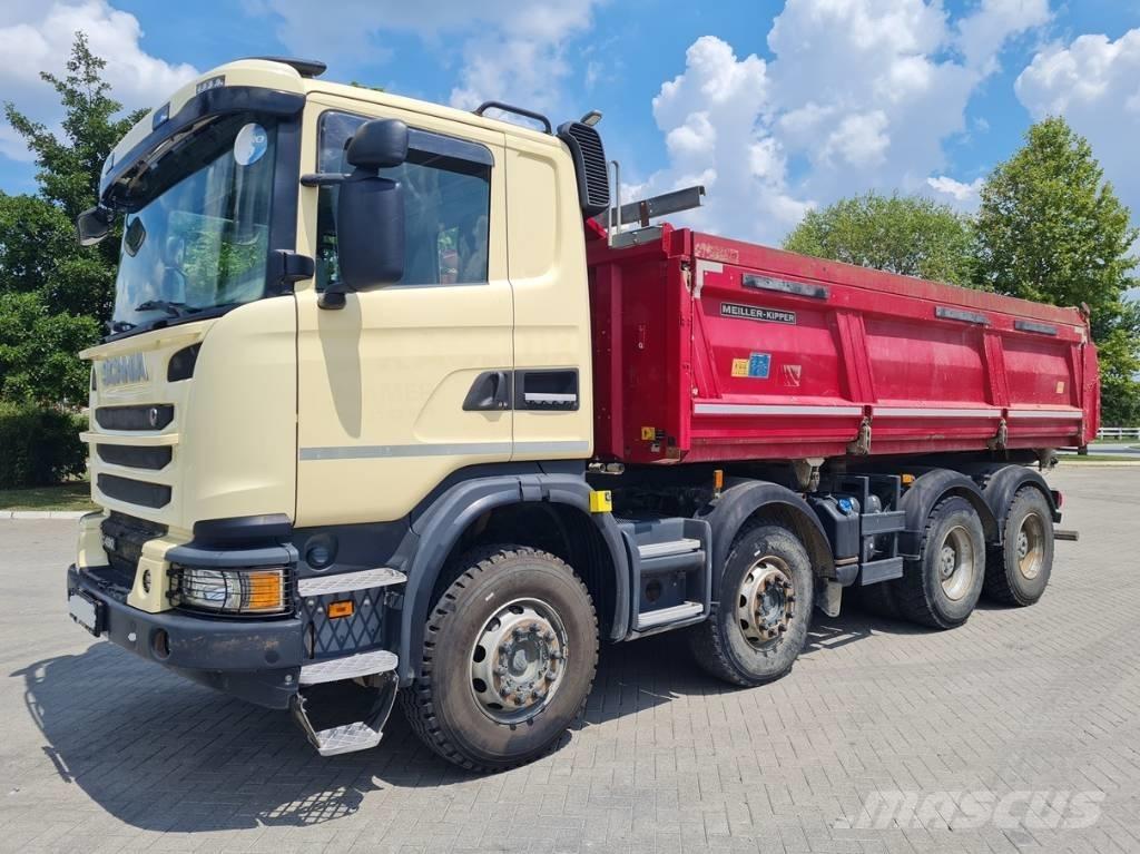 Scania G490 8X4 ダンプ