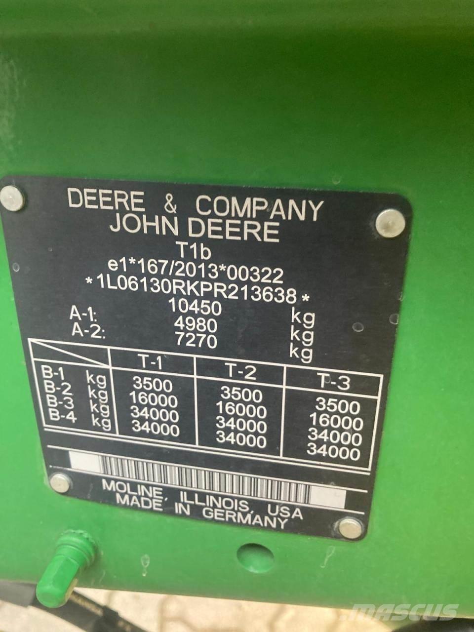 John Deere 6R 130 トラクター