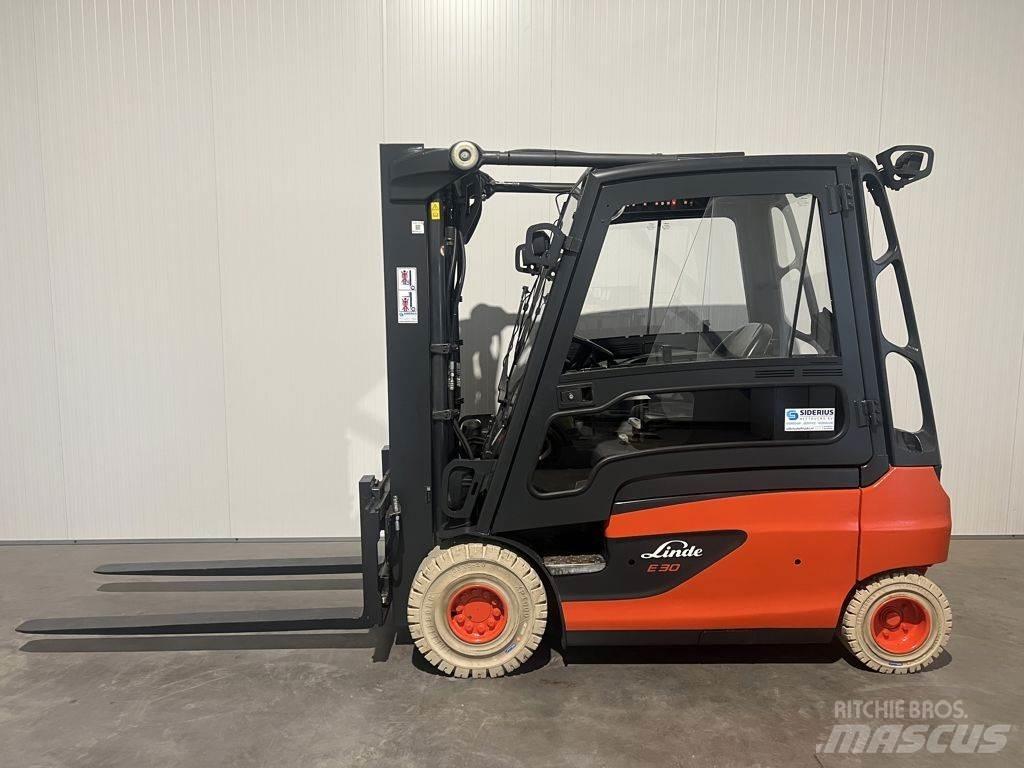 Linde E30L-01 バッテリーフォークリフト