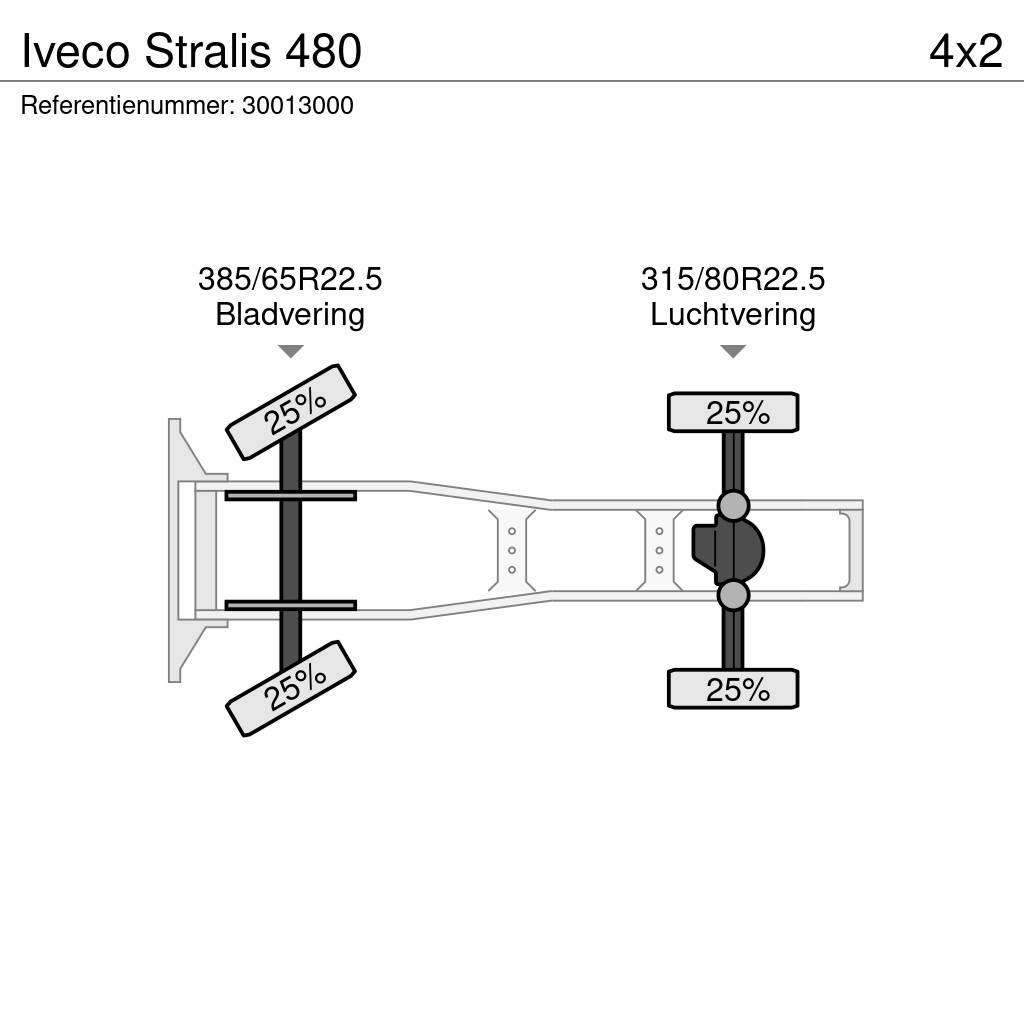 Iveco Stralis 480 中古トラクターヘッド | トレーラーヘッド
