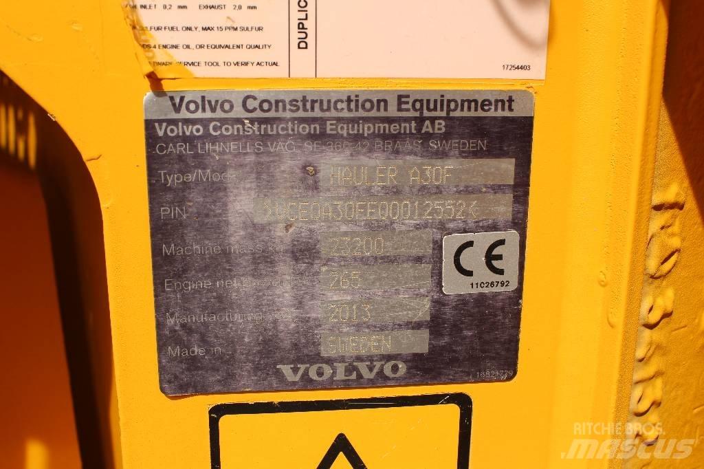 Volvo A 30 F アーティキュレート式ダンプトラック