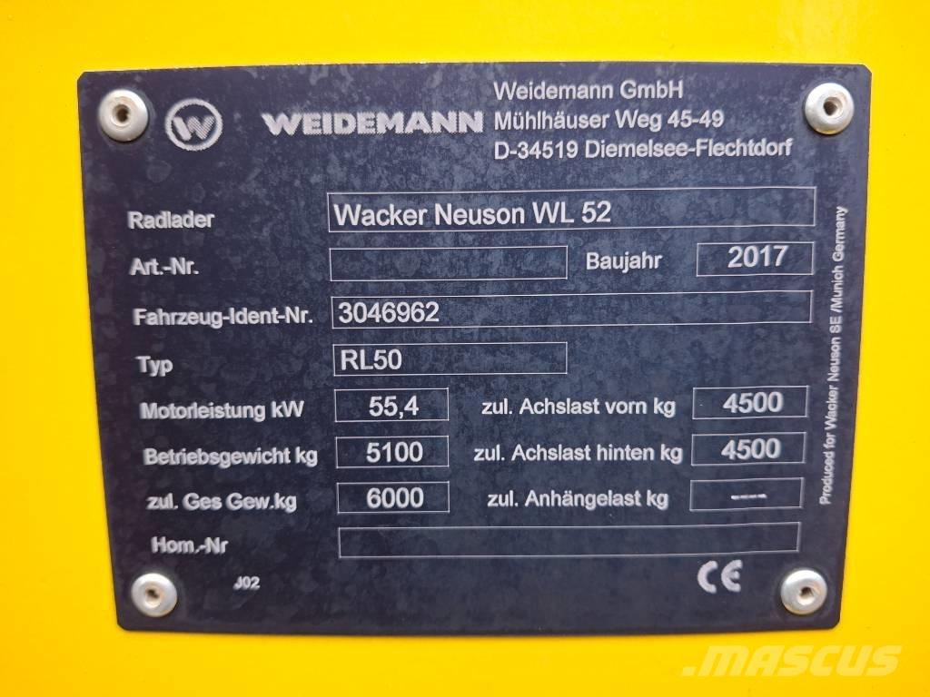 Wacker Neuson WL 52 ホイールローダー・タイヤショベル