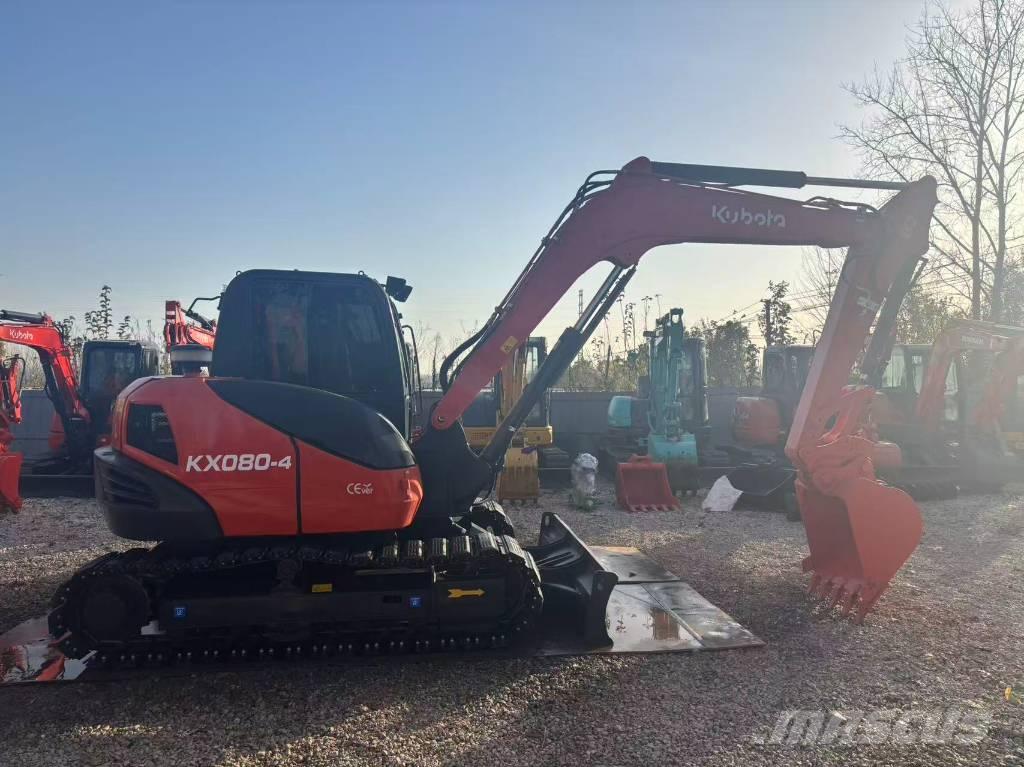Kubota KX 080-4 中型油圧ショベル 7ｔ-12ｔ（ユンボ・パワーショベル・バックホー）