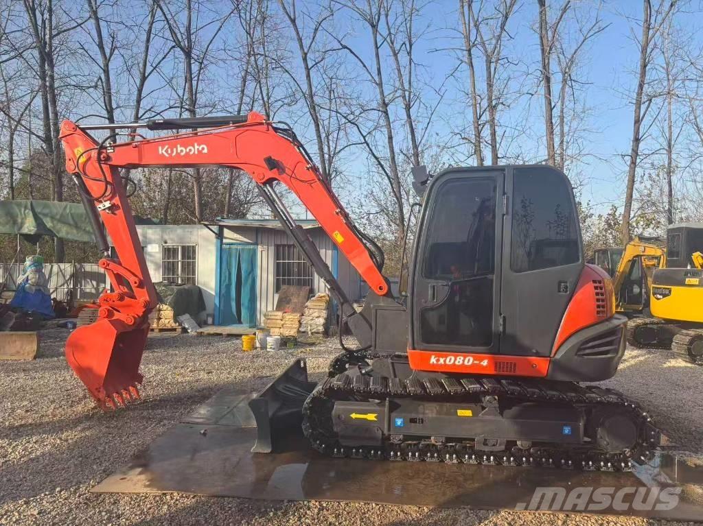 Kubota KX 080-4 中型油圧ショベル 7ｔ-12ｔ（ユンボ・パワーショベル・バックホー）