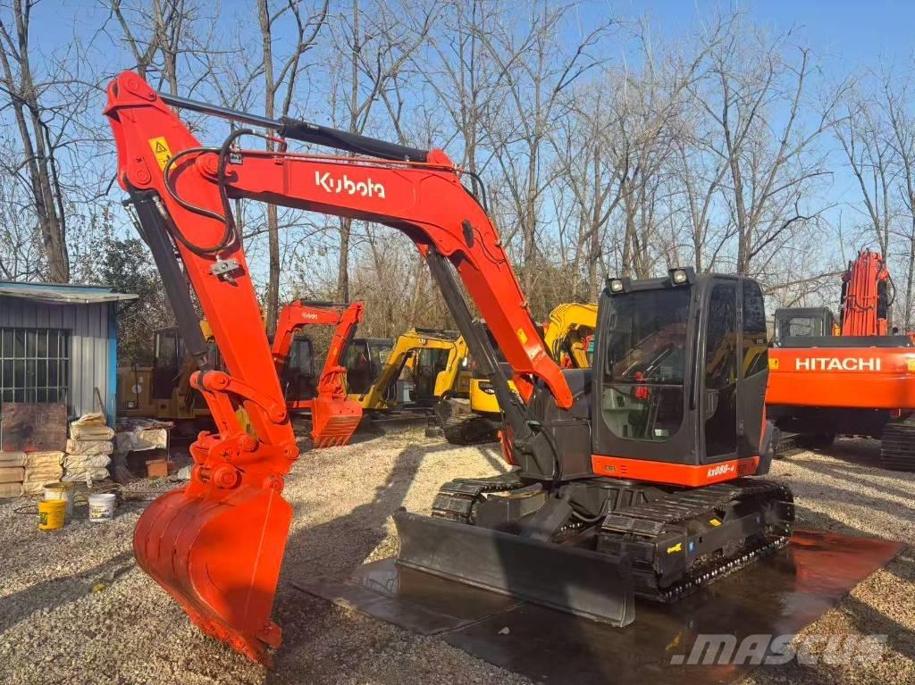 Kubota KX 080-4 中型油圧ショベル 7ｔ-12ｔ（ユンボ・パワーショベル・バックホー）