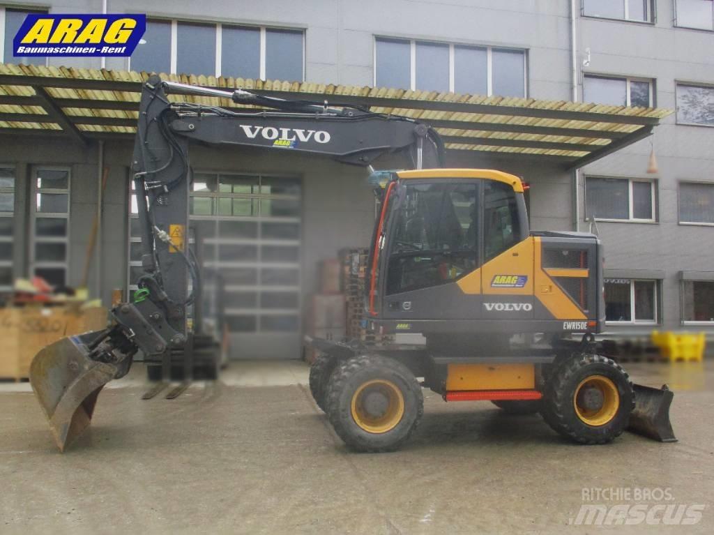 Volvo EWR 150 E ホイール式油圧ショベル（パワーショベル・ユンボ・バックホー）